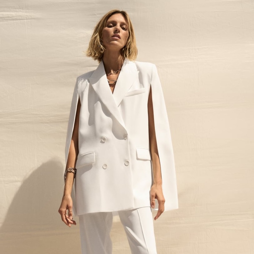 Zara POCKET CAPE BLAZER
